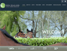 Tablet Screenshot of nzthoroughbred.co.nz